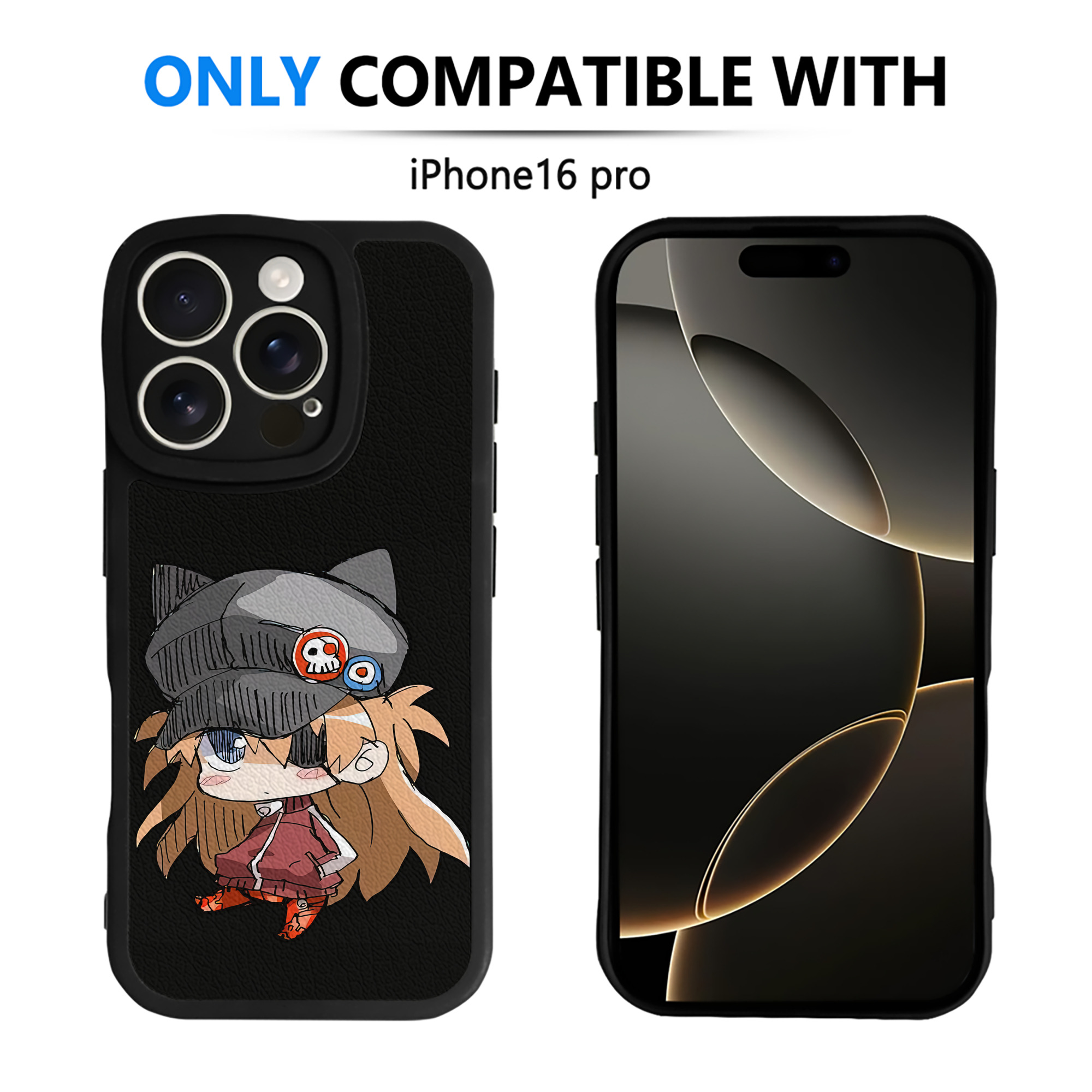 （画像用） EVA 新世紀エヴァンゲリオン 【iPhone 16シリーズ対応】シリコンスマホケース（レザー調） 材質：シリコン
